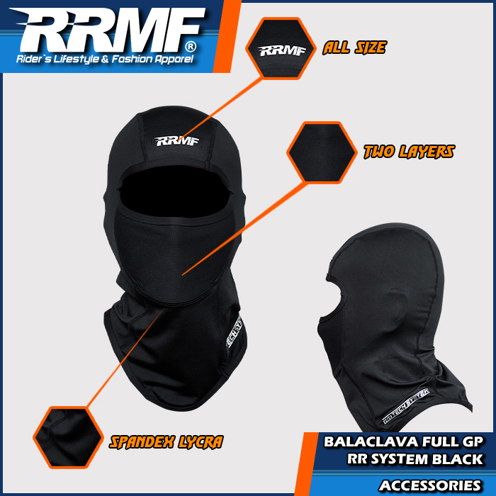 Balaclava RRMF Full GP RR System Black